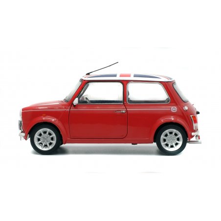 MINI COOPER SPORT 1997 - RED + FLAG 1/18