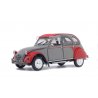 CITROEN 2CV6 DOLLY - GRISE & ROUGE -1985 1/18