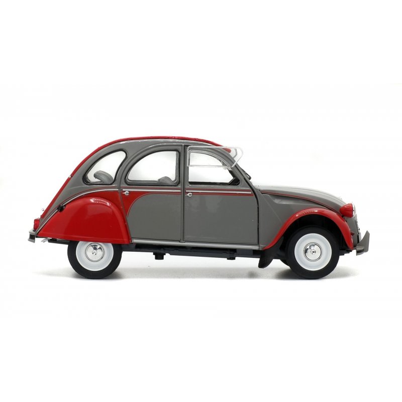 CITROEN 2CV6 DOLLY - GRISE & ROUGE -1985 1/18