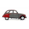 CITROEN 2CV6 DOLLY - GRISE & ROUGE -1985 1/18