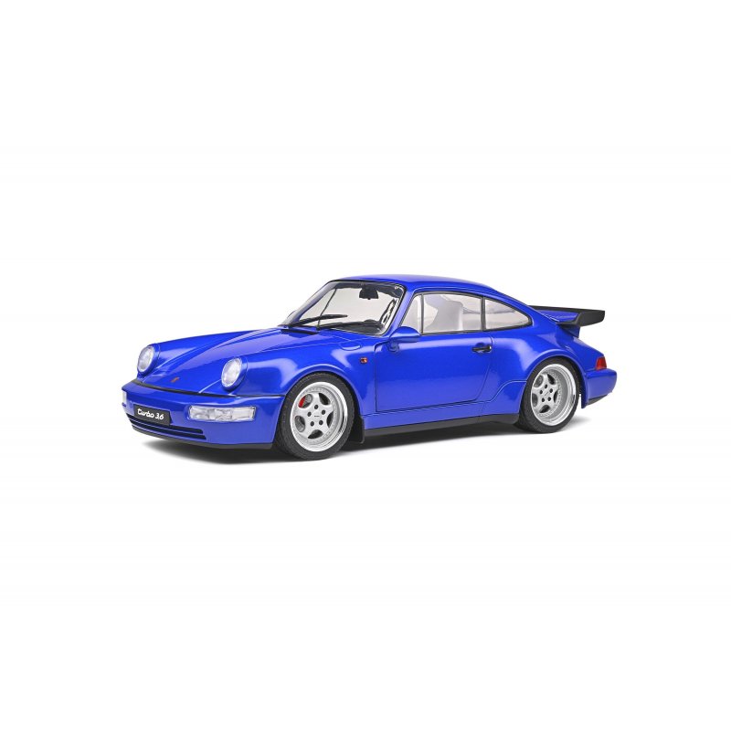 PORSCHE 911 TURBO - BLEU ELECTRIQUE - 1990