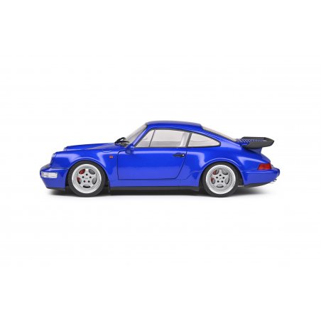 PORSCHE 911 TURBO - BLEU ELECTRIQUE - 1990