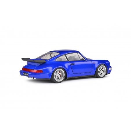 PORSCHE 911 TURBO - BLEU ELECTRIQUE - 1990