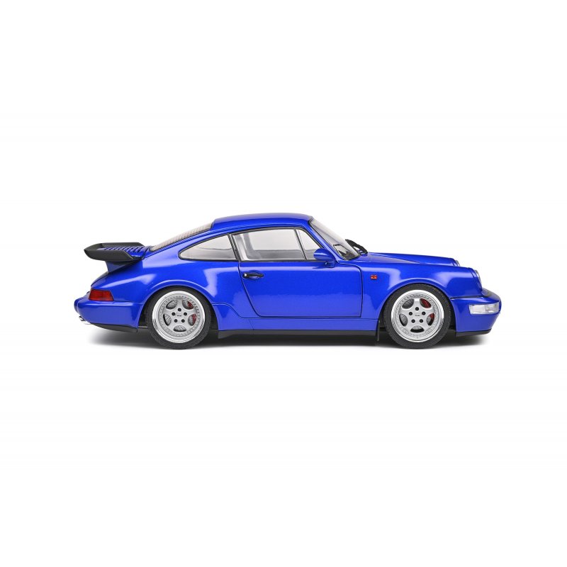 PORSCHE 911 TURBO - BLEU ELECTRIQUE - 1990