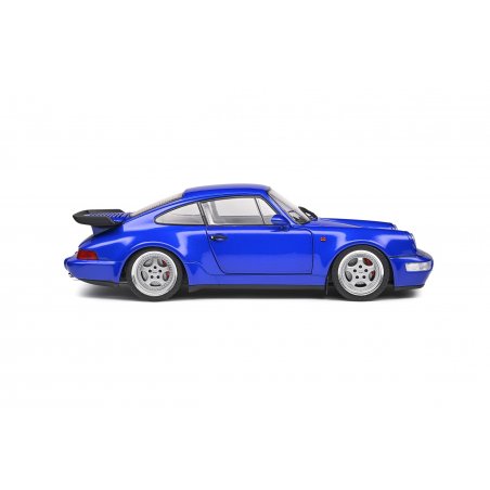 PORSCHE 911 TURBO - BLEU ELECTRIQUE - 1990