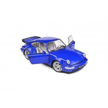 PORSCHE 911 TURBO - BLEU ELECTRIQUE - 1990