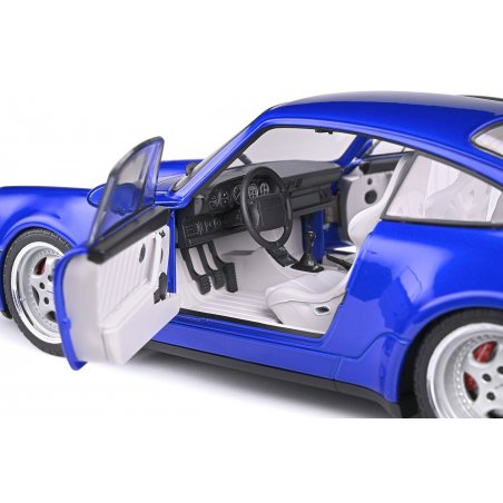 PORSCHE 911 TURBO - BLEU ELECTRIQUE - 1990