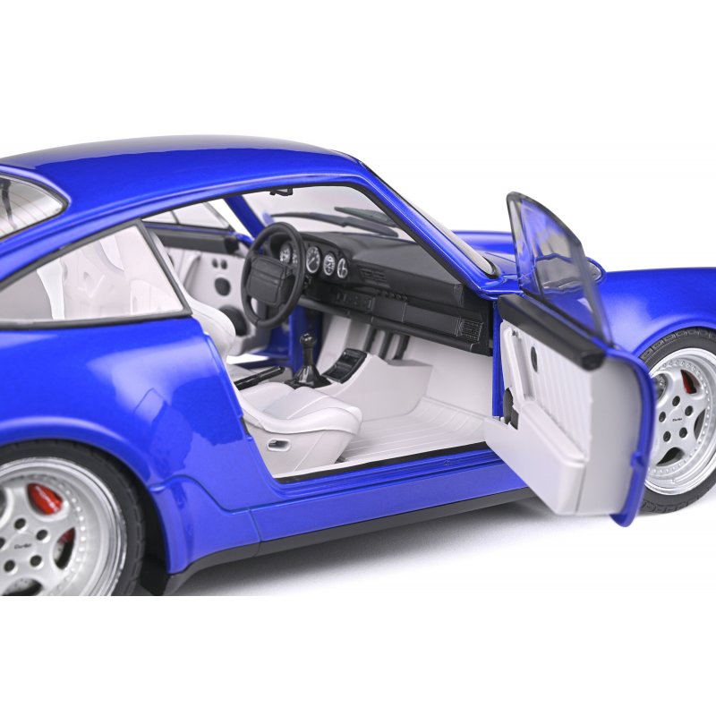 PORSCHE 911 TURBO - BLEU ELECTRIQUE - 1990