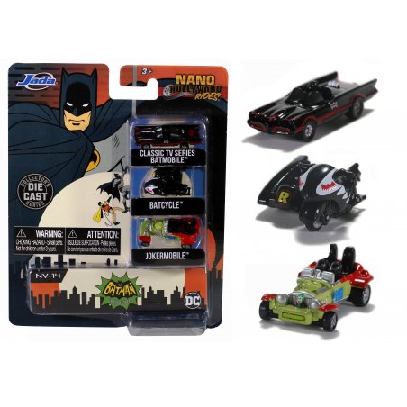 Batman - Assortiment 3 voitures Nano - Jada