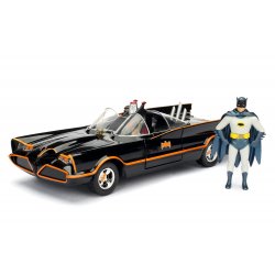 DC Comics Batmobile Classic W/Batman&Robin Figure 1966