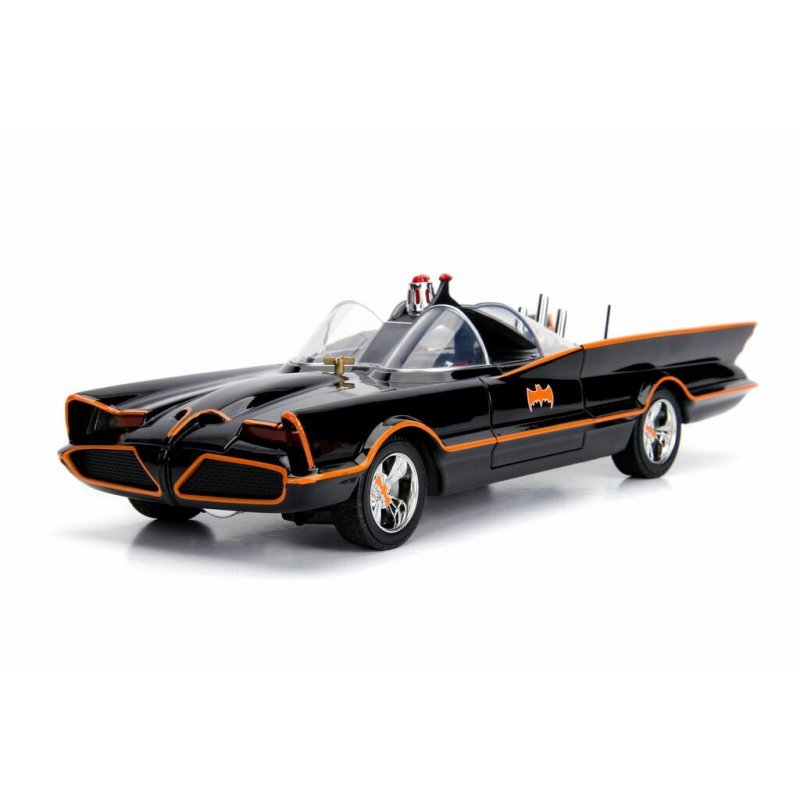 DC Comics Batmobile W/Figures Black 1966
