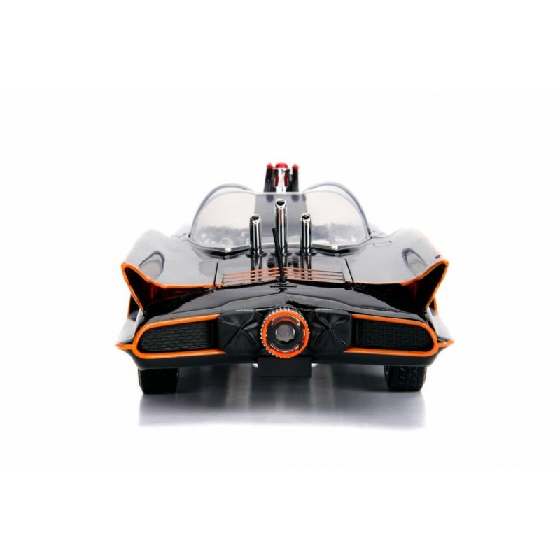 DC Comics Batmobile W/Figures Black 1966