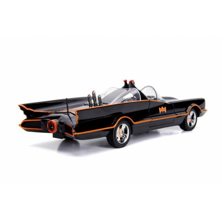 DC Comics Batmobile W/Figures Black 1966