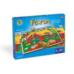 HUCH - Maxi puzzle 9pcs Ferme