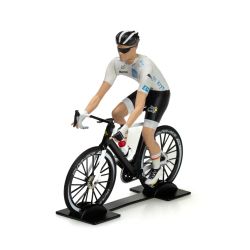 Cyclist white jersey Race...