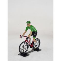 Cycliste Maillot Vert Race...